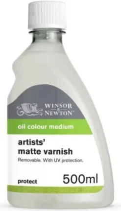 Winsor & Newton - Artists Matt Varnish 500 ML - Mat Lak