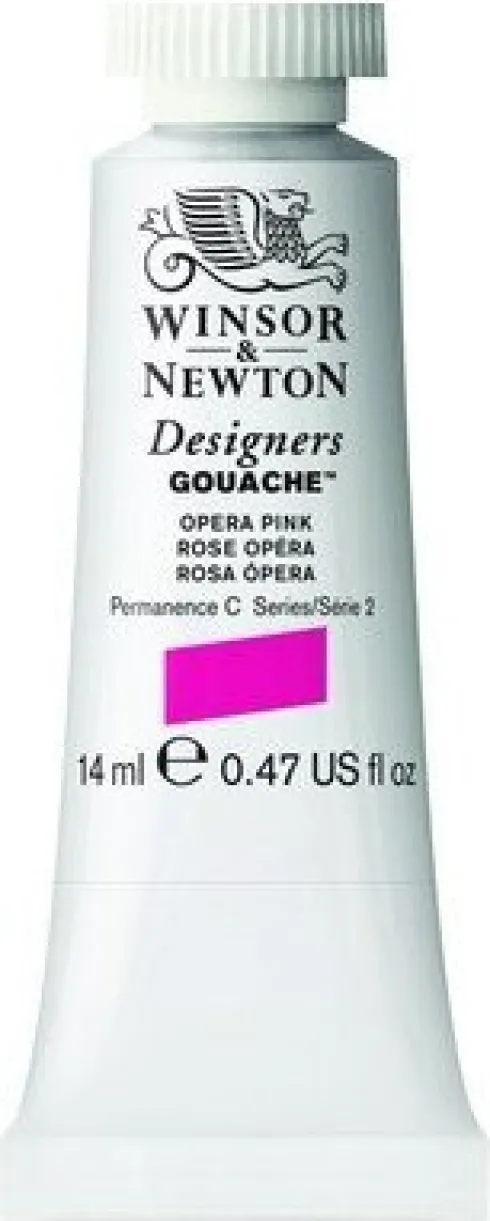 Winsor & Newton - Designers Gouache Maling - Opera Pink 14 ML