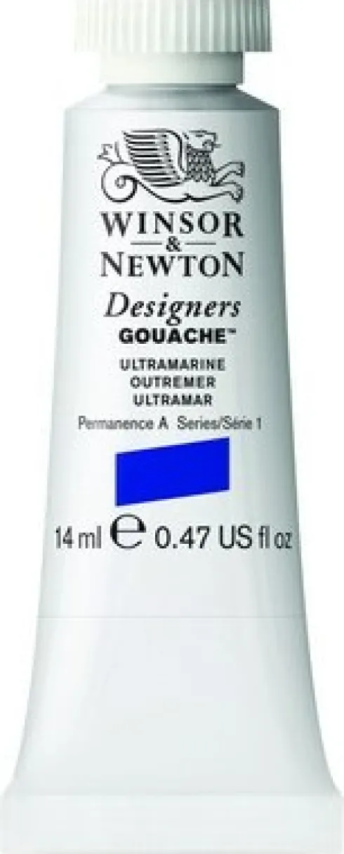 Winsor & Newton - Designers Gouache - 14 ML - Ultramarine Blå
