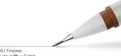 Winsor & Newton - Fineliner Tusch - Sepia - 0,1 MM
