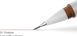 Winsor & Newton - Fineliner Tusch - Sepia - 0,1 MM