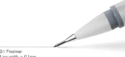 Winsor & Newton - Fineliner Tusch - Kølig Grå - 0,1 MM