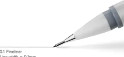 Winsor & Newton - Fineliner Tusch - Kølig Grå - 0,1 MM