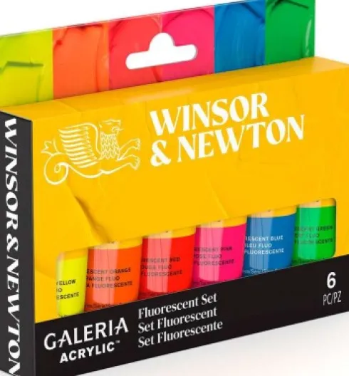 Winsor & Newton - Galeria Acrylic - Fluorescent Set - 6X20 ML