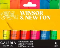 Winsor & Newton - Galeria Acrylic - Fluorescent Set - 6X20 ML