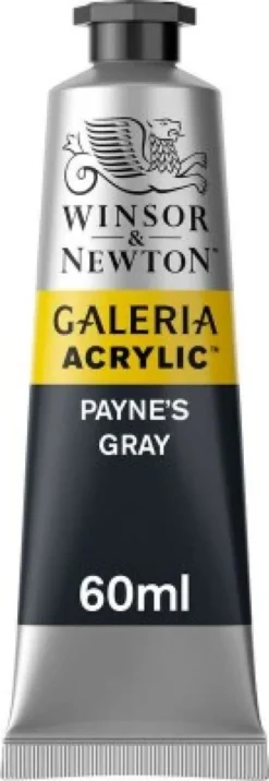 Winsor & Newton - Galeria Acrylic - 60 ML - Grå Paynes Grey 465