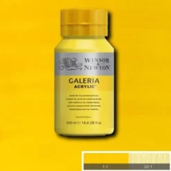 Winsor & Newton - Galeria Akrylmaling - Cadmium Yellow Medium 500 ML