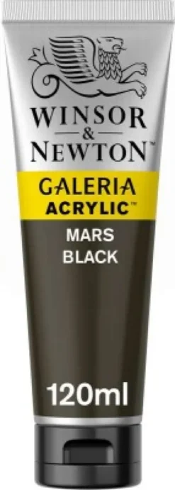 Winsor & Newton - Galeria Akrylmaling - Mars Black 120 ML