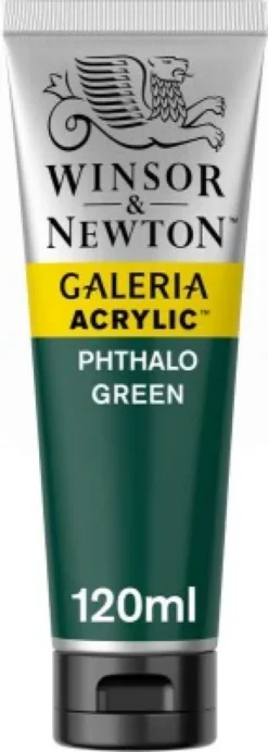 Winsor & Newton - Galeria Akrylmaling - Phthalocyanine Green 120 ML