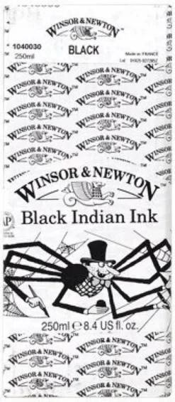Winsor & Newton - Indian Ink - Blæk - Sort 250 ML