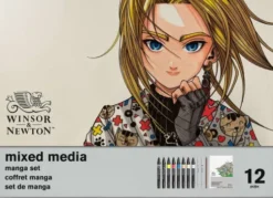 Winsor & Newton - Mixed Media Manga Malesæt - 12 Dele