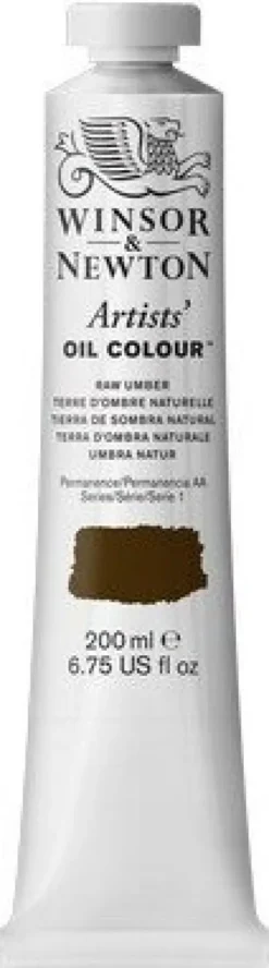 Winsor & Newton - Oliemaling - Artists - Raw Umber 200 ML