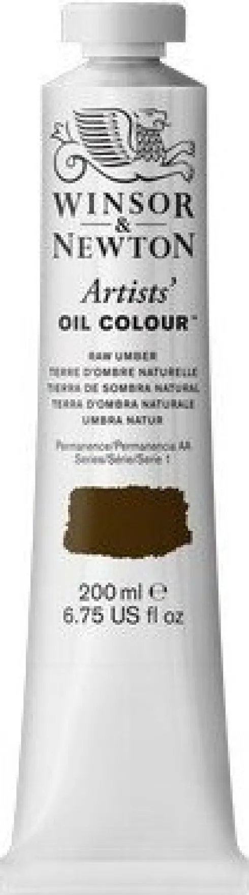 Winsor & Newton - Oliemaling - Artists - Raw Umber 200 ML