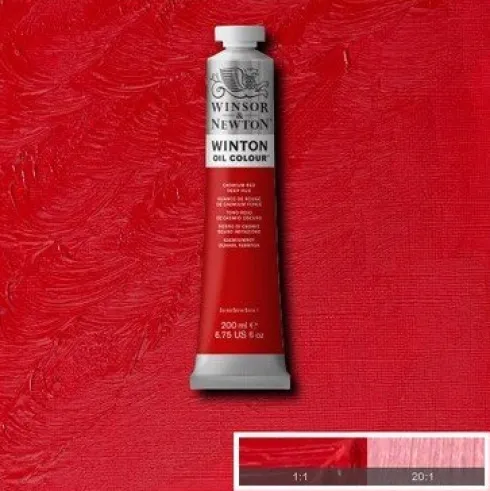 Winsor & Newton - Oliemaling - Cadmium Red Deep Hue 200 ML