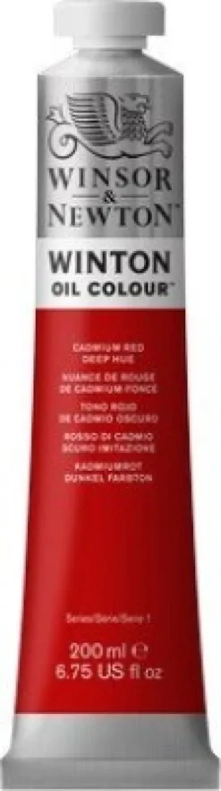 Winsor & Newton - Oliemaling - Cadmium Red Deep Hue 200 ML