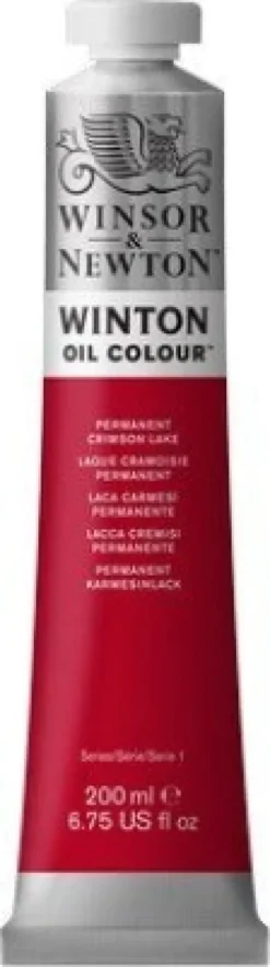 Winsor & Newton - Oliemaling - Permanent Crimson Lake 200 ML