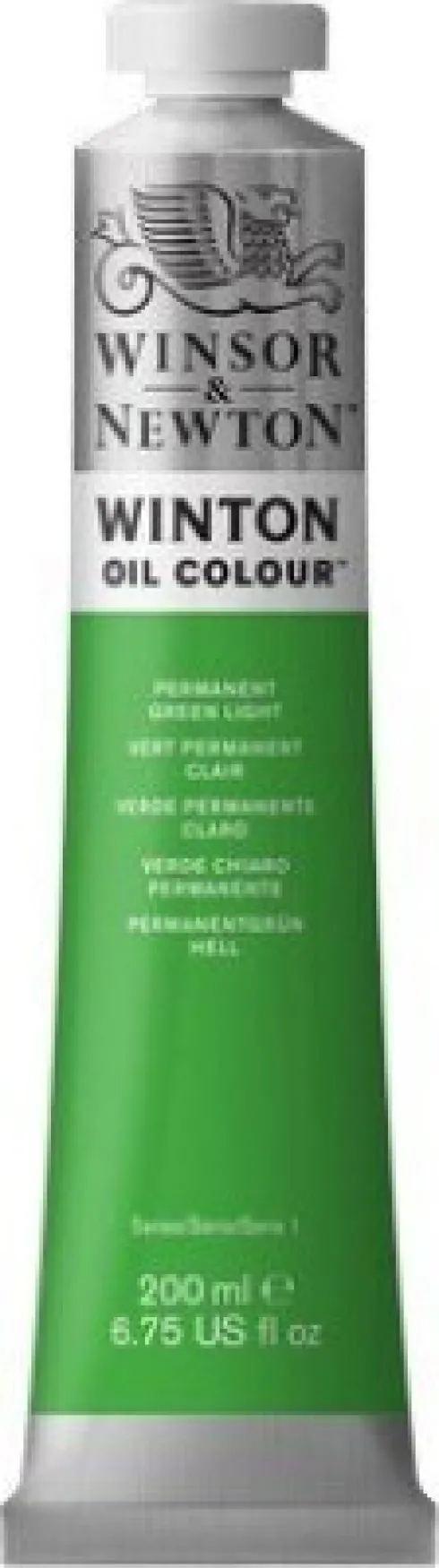 Winsor & Newton - Oliemaling - Permanent Green Light 200 ML