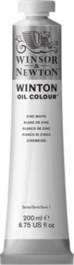 Winsor & Newton - Oliemaling - Winton - Zinc White 200 ML