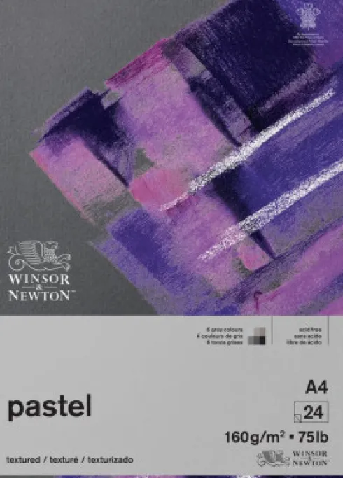 Winsor & Newton - Pastelpapir - Grå - A4 - 24 Ark