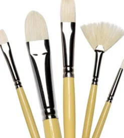 Winsor & Newton - Pensel - Filbert - Str. 2 - Til Akryl Og Oliemaling