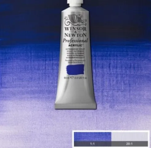 Winsor & Newton - Proff Akrylmaling - Ultramarine Violet 60 ML