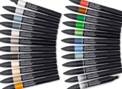 Winsor & Newton - Promarker Tusser - 24+1 Stk. - Architectural Tones