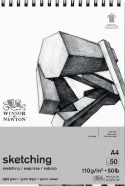 Winsor & Newton - Skitseblok - A4 - 110G - 50 Sider