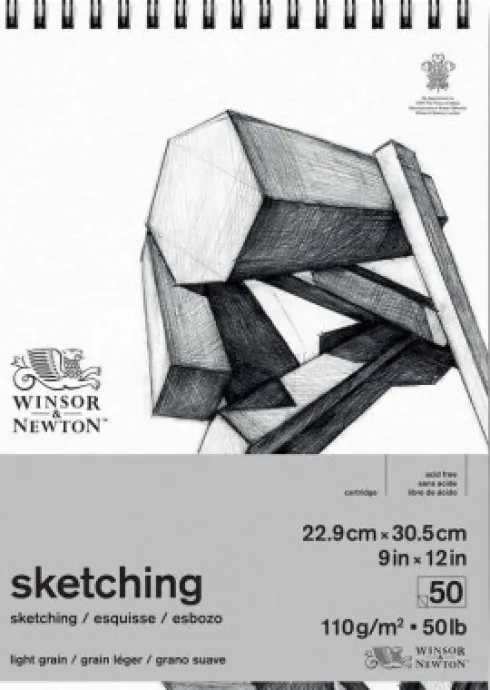 Winsor & Newton - Skitseblok - A4 110G 23X30,5 CM - 50 Sider