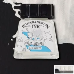 Winsor & Newton - Tegne Blæk - 14 ML - Hvid