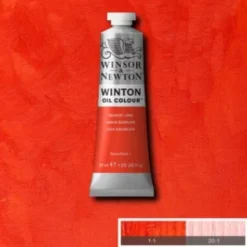 Winsor & Newton - Winton Oil Colour 37 ML - Scarlet Lake 603