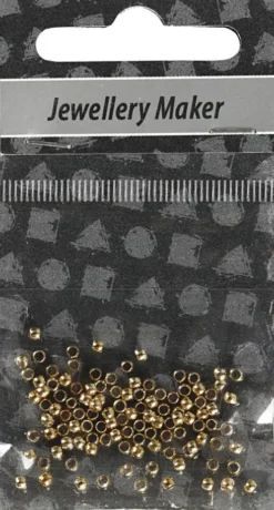 Wireklemmer - Ø 2 MM - Forgyldt - 100 Stk