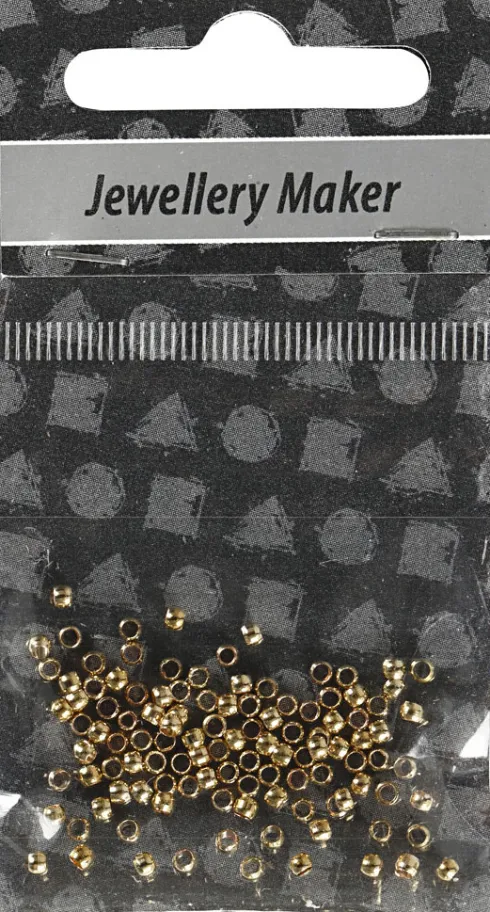 Wireklemmer - Ø 2 MM - Forgyldt - 100 Stk