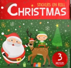 Xmas - Klistermærker - 3 Meter På Rulle - 24 Stk