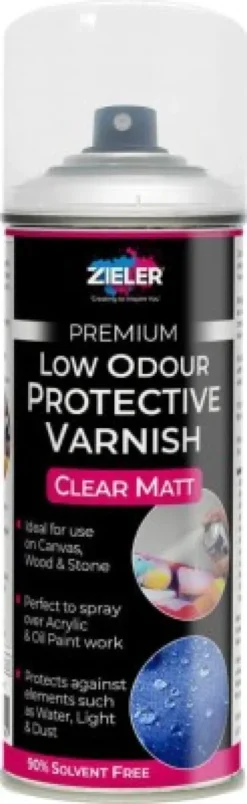 Zieler - Low Odour Protective Varnish Clear Matt - Mat Lak 400 ML