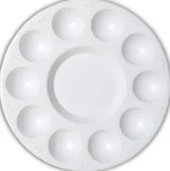 Zieler - Malerpalette - 11 Rum - Rund - Ø 17 CM