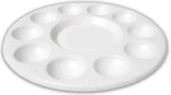 Zieler - Malerpalette - 11 Rum - Rund - Ø 17 CM